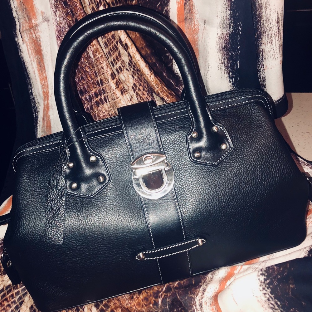 NEW !! VITA MODA Italia LEATHER BAG